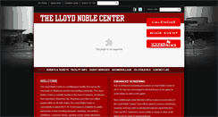 Desktop Screenshot of lloydnoblecenter.com